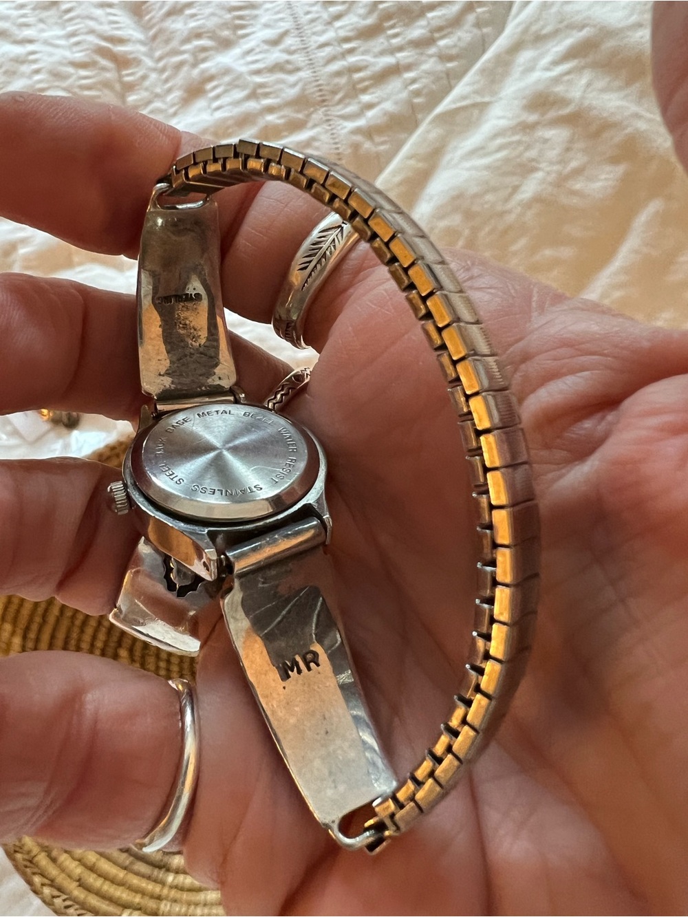 Multicolor Turquoise Inlay Stretch Watch - Picture 7 of 9